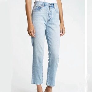 PISTOLA Keaton Buttontly High Waist Distressed Jeans
Morning Sky Blue Size‎ 28